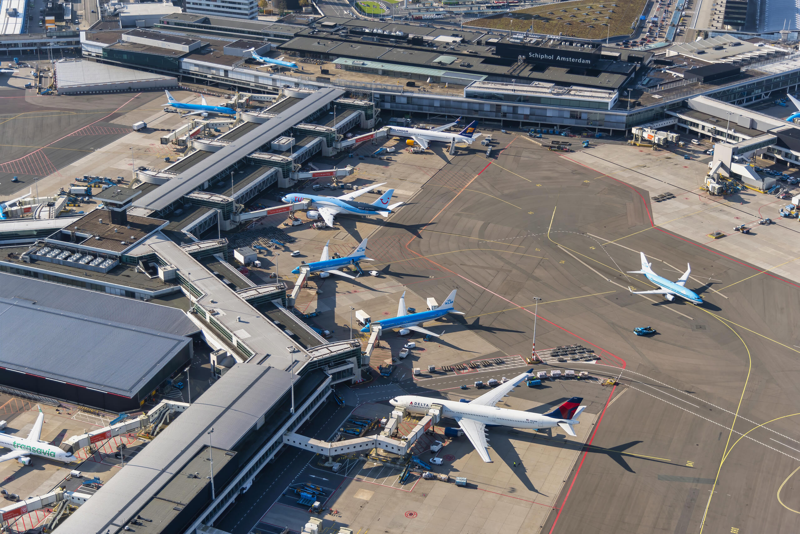 Werken voor Schiphol